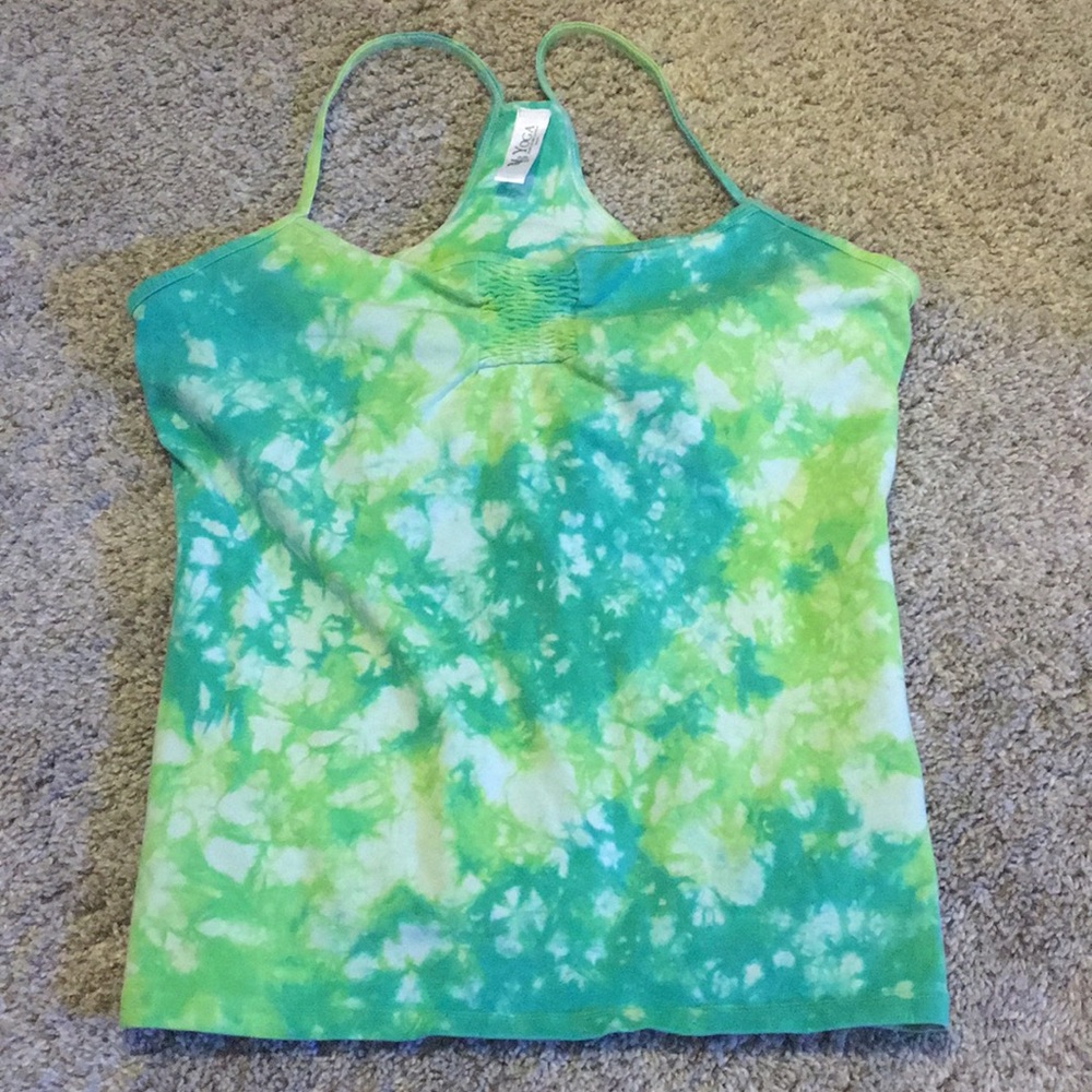 4/$15 Yoga tie dye tank